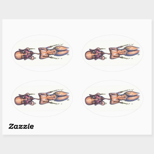 hvb nm 楕円形シール (シート)