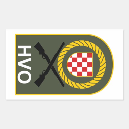 HVO 長方形シール (正面)