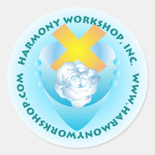 HWロゴ ラウンドシール (正面)