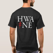 HWA-NE Black T-Shirt for Events 6/25 Tシャツ (裏面)