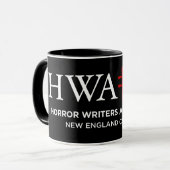 HWA-NE logo mug, black 6/25 マグカップ (正面左)