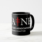 HWA-NE logo mug, black 6/25 マグカップ (正面右)
