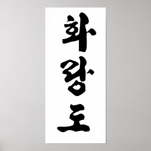 Hwa Rang Do Print ポスター (正面)