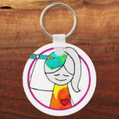 HWJロゴキーチェーン キーホルダー (正面)