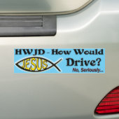 HWJD バンパーステッカー (車上)