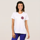 HWPロゴ女性のパフォーマンスTシャツ Tシャツ (正面フル)