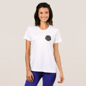 HWPロゴ女性のパフォーマンスTシャツ Tシャツ (正面フル)