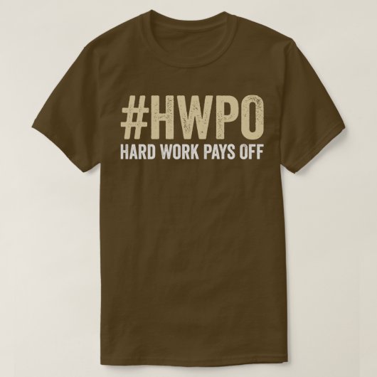 HWPO懸命 Tシャツ (デザイン正面)