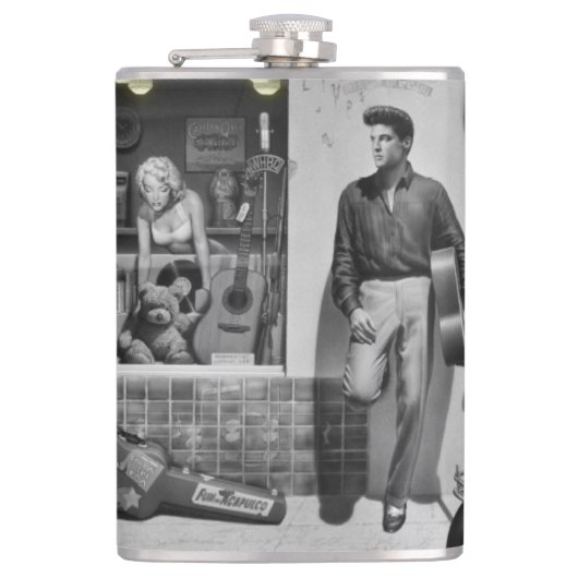 HWY 51の銀2 フラスク (正面)