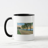 Hwy Route 5セネカ湖の景色 マグカップ (左)