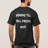 HXCは押し寄せます Tシャツ (裏面)