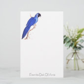 Hyacinthのコンゴウインコの文房具 便箋 (スタンド正面)