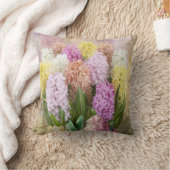 Hyacinthの花束2の芸術デザイナー枕 クッション (ブランケット)