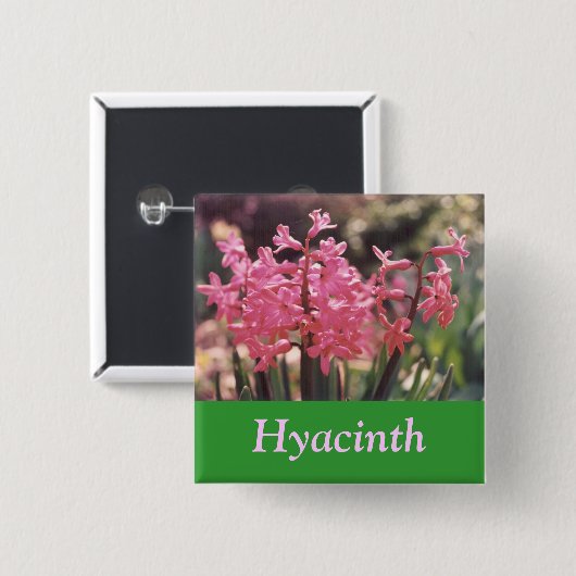 Hyacinthの集り 缶バッジ (正面&裏面)