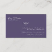 Hyacinthは名刺咲きます 名刺 (裏面)