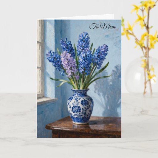 Hyacinth Bouquet カード (黄色い花)