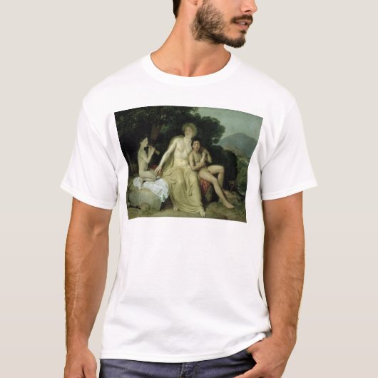 HyacinthusおよびCyparissusのアポロ Tシャツ (正面)
