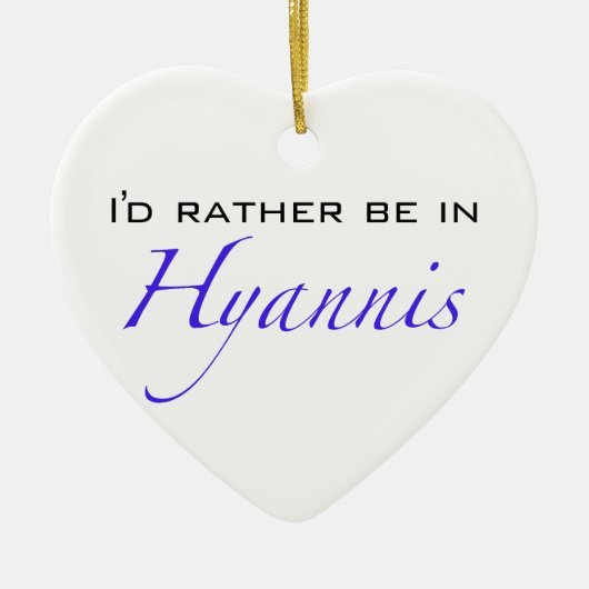 Hyannis MA -原稿 セラミックオーナメント (正面)