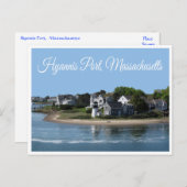 Hyannis Port Massachusetts, Cape Codはがき ポストカード (正面/裏面)