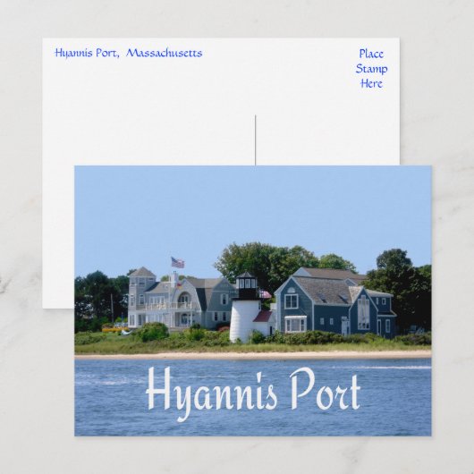Hyannis Port Massachusetts, Cape Codはがき ポストカード (正面/裏面)