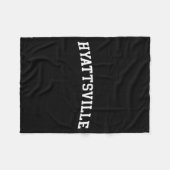 Hyattsville  フリースブランケット (正面(横))