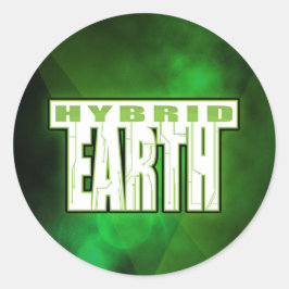 Hybrid Earthステッカー – ラウンド ラウンドシール