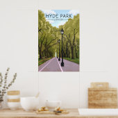 Hyde Park London Travel Poster ポスター (キッチン)