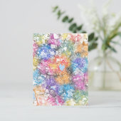 Hyderabad India City Map ポストカード (スタンド正面)