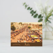 Hyderabad Telangana India市場 ポストカード (スタンド正面)