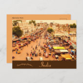 Hyderabad Telangana India市場 ポストカード (正面/裏面)