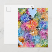 Hyderabad Telangana Map ポストカード (正面/裏面)