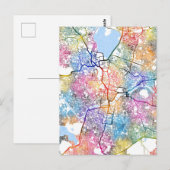 Hyderabad Telangana Map ポストカード (正面/裏面)