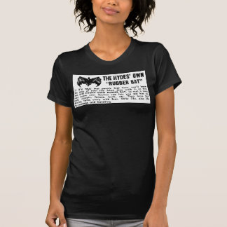 Hydesはゴム製こうもりGrrlyを所有します Tシャツ
