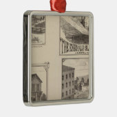 Hydevilleの農場そしてwaterworks メタルオーナメント (右)