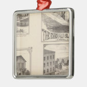 Hydevilleの農場そしてwaterworks メタルオーナメント (左)