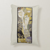 Hydra(別名ウォーターヘビI)by Gustavクリムト アクセントクッション (裏面(縦))