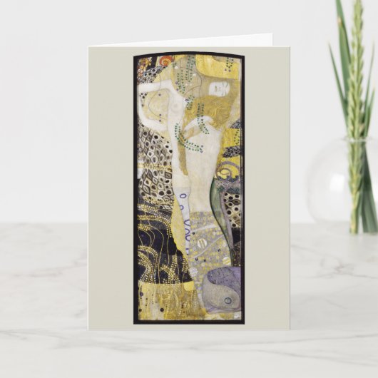 Hydra（別名ウォーターヘビI）by Gustavクリムト カード (正面)