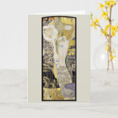Hydra（別名ウォーターヘビI）by Gustavクリムト カード (黄色い花)