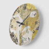 Hydra（別名ウォーターヘビI）by Gustavクリムト ラージ壁時計 (傾斜)