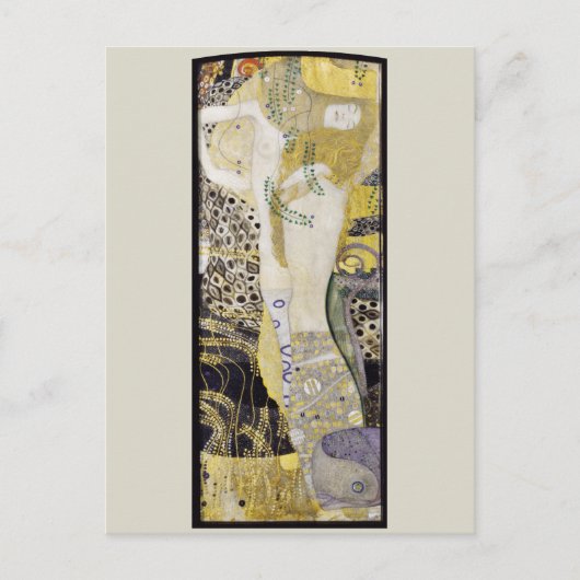 HYDRA （別名Water Serpents I） by Gustavクリムト ポストカード (正面)