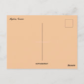 Hydra Greeceポストカードにサンセット ポストカード (裏面)