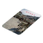 hydra island horsesビュー冷蔵庫用マグネット マグネット (左側)