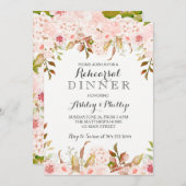 hydrangeaリハーサルディナー招待 招待状 (正面/裏面)