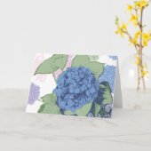 Hydrangea注記 カード (黄色い花)