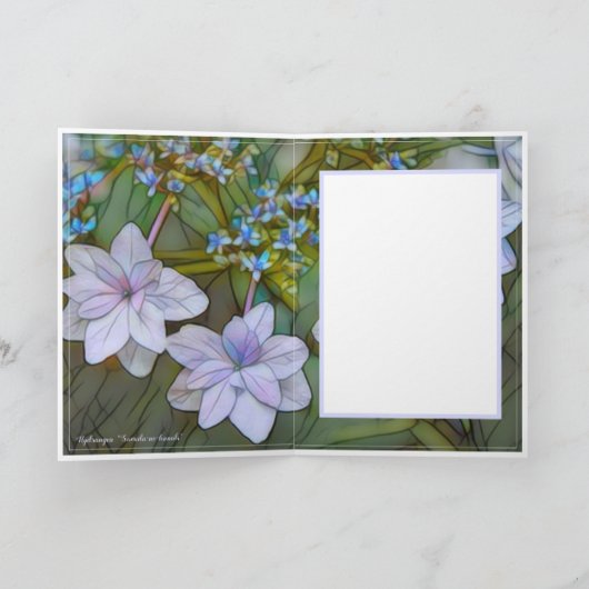 Hydrangea カード (内部)