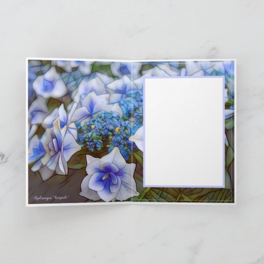 Hydrangea カード (内部)