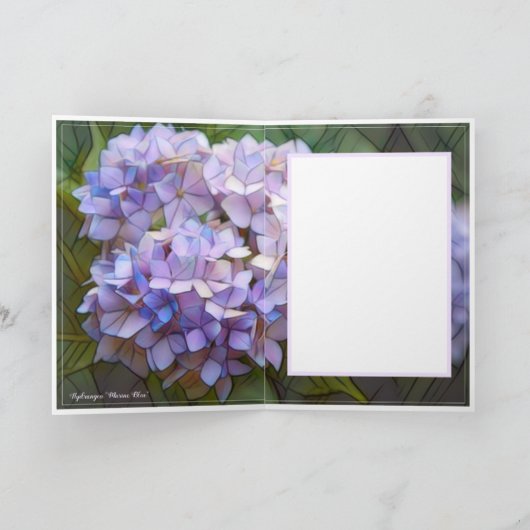 Hydrangea カード (内部)