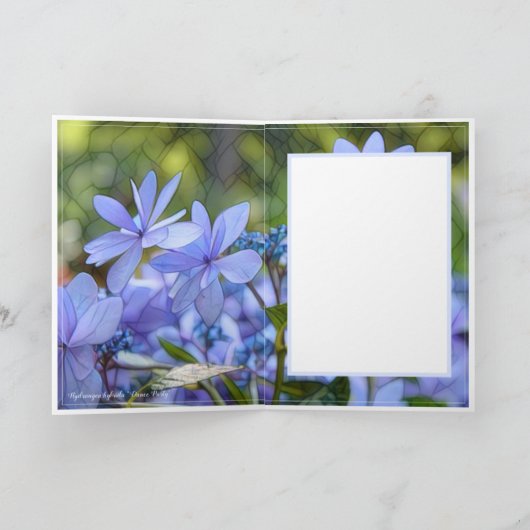 Hydrangea カード (内部)