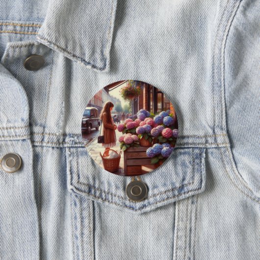 hydrangea 缶バッジ (インサイチュ)