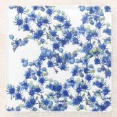 Hydrangea（BGC透過） ガラスコースター (正面)